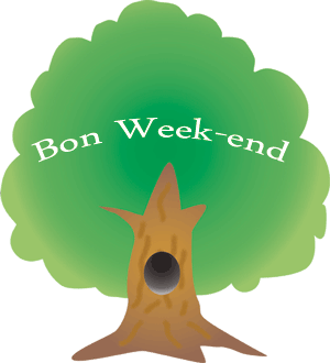 Gif bon week-end arbre